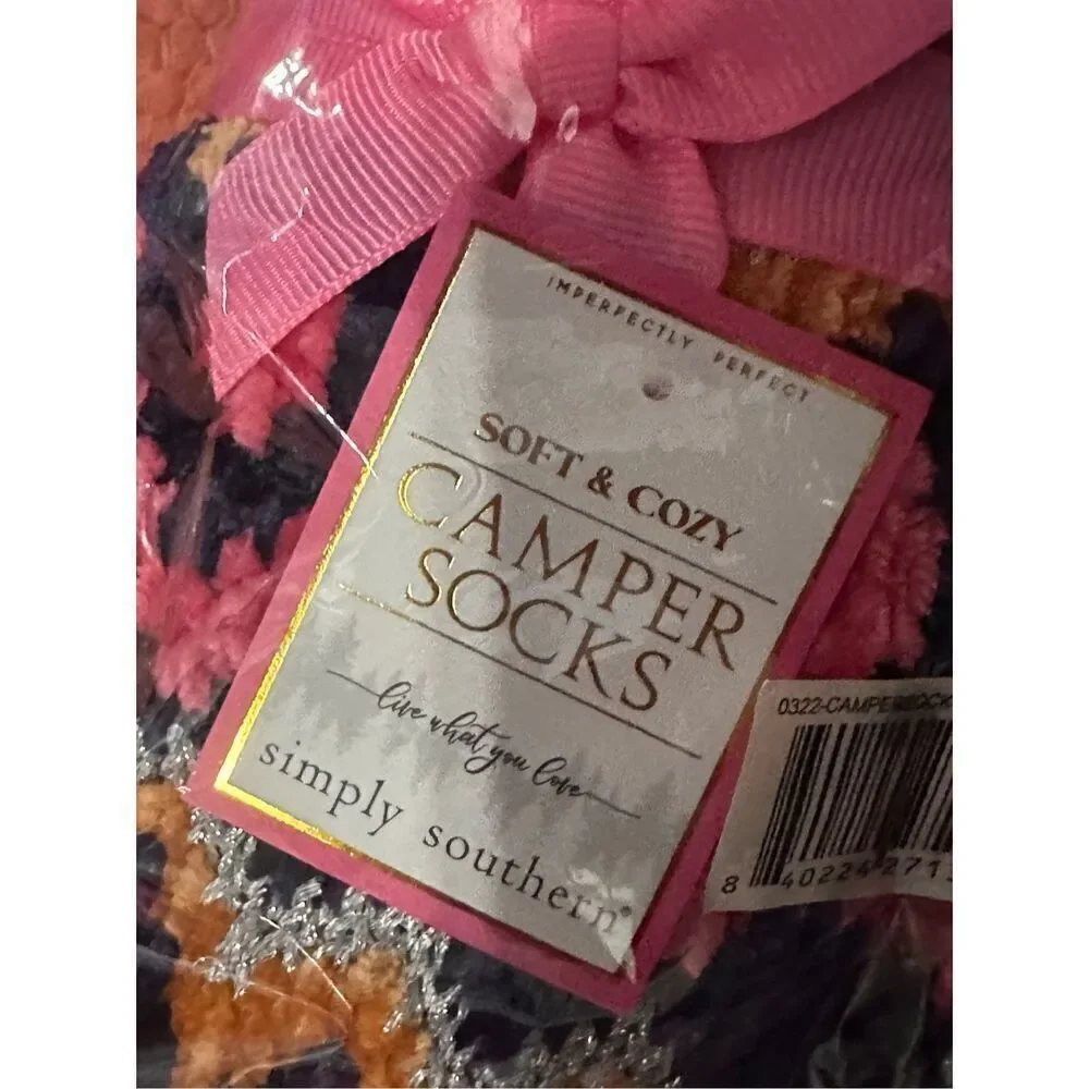 NEW With Tags Simply southern fuzzy camper socks brand NWT Women’s Cozy Fuzzy Sl
